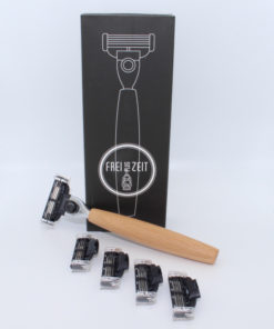 Nassrasierer mit Holzgriff FREIPLUSZEIT